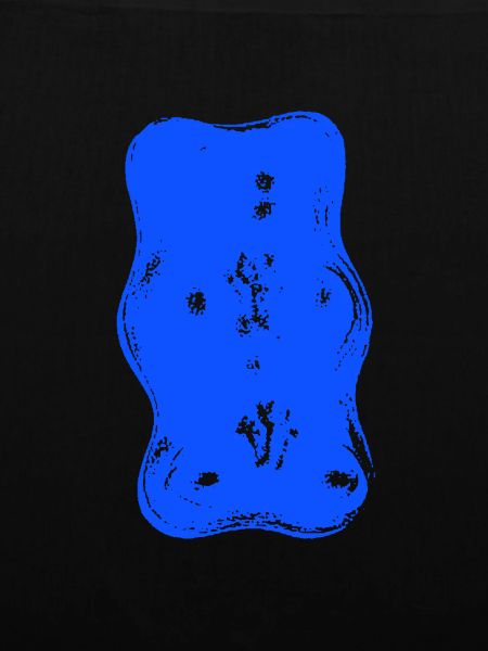 Gummibärchen, blau