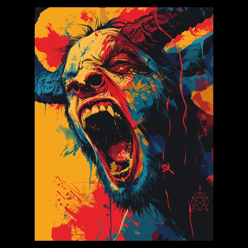 The Devil mit Pentagramm