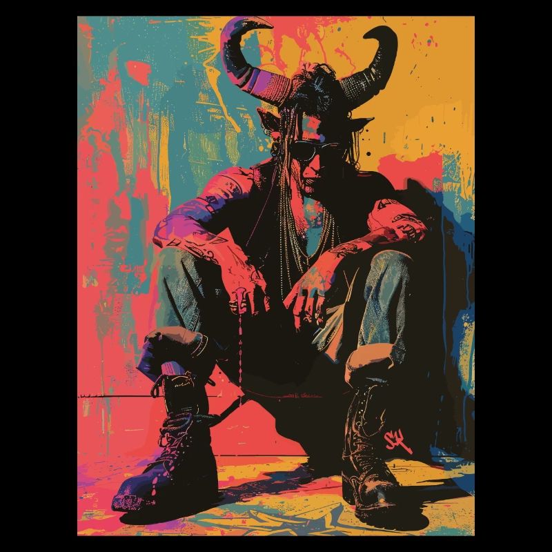 The Devil mit Pentagramm