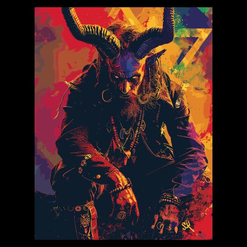 The Devil mit Pentagramm