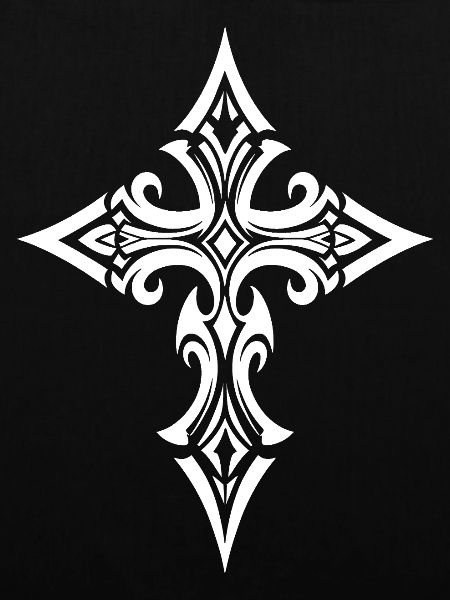 Verziertes filigranes Kreuz