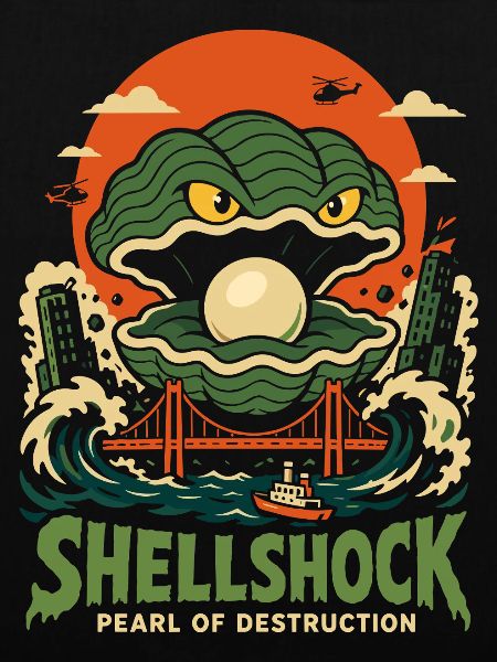 Shellshock – Riesenmuschel Monster mit Perle