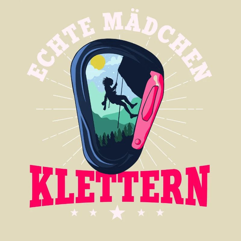Echte Mädchen Klettern, Kletterer, Boulder