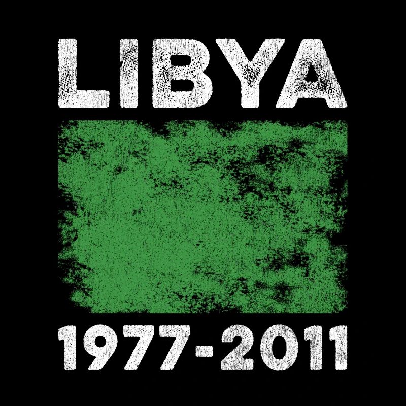 Libye 1977-2011 Drapeau Vintage Drapeau Libyen