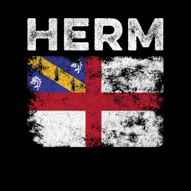 Herm Flag Distressed - Herm Flag