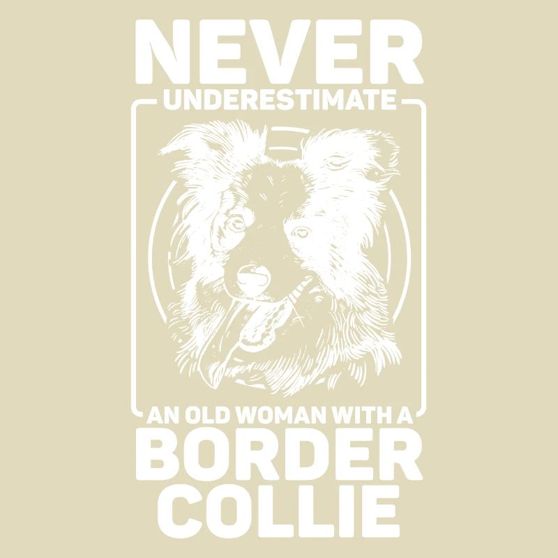 Conception unique de border collie pour