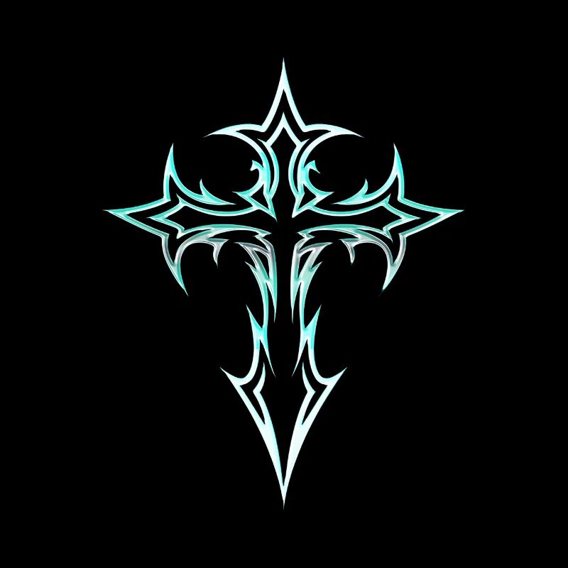Goth Kreuz Y2K Emo Kreuz Gothic Aesthetic