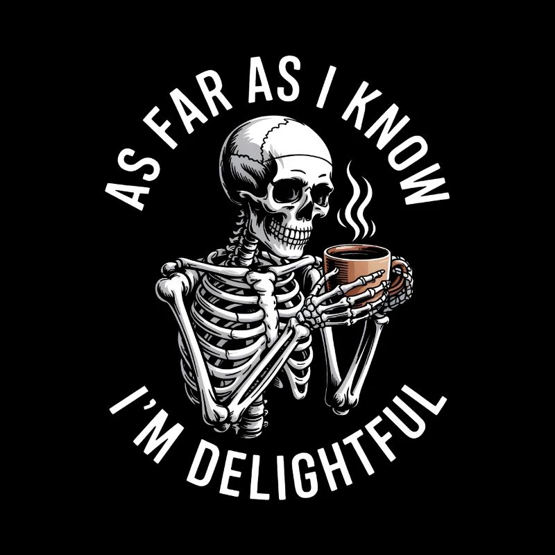 As far as I know I'm delightful! Sarkasmus
