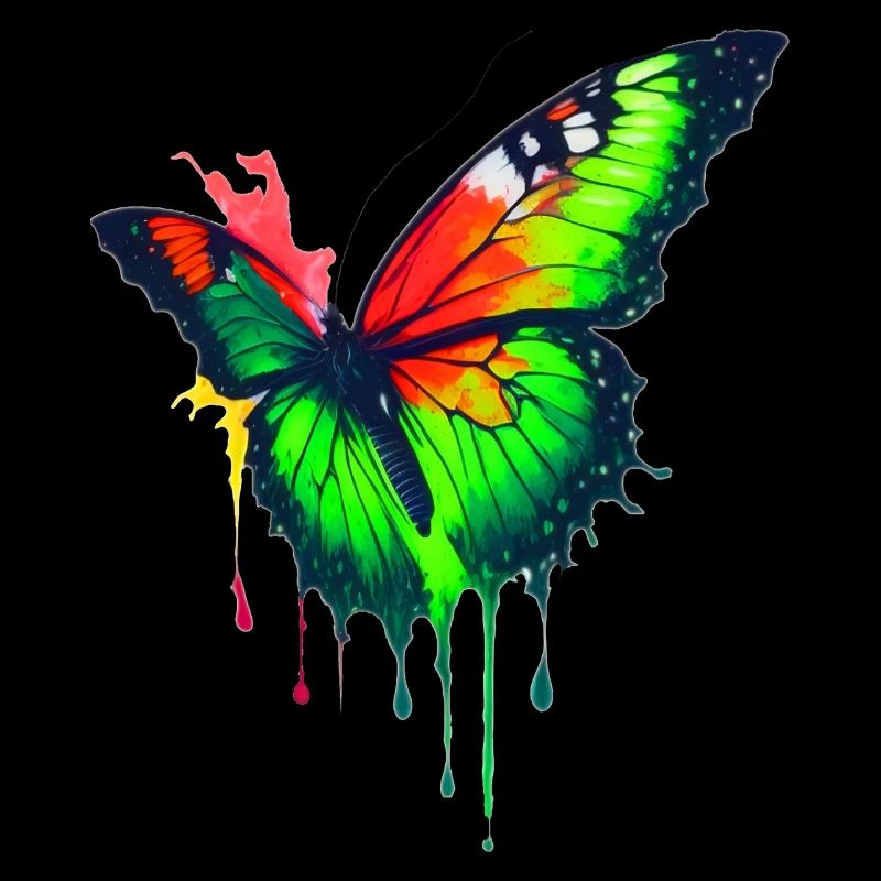Farbenfroher Schmetterling