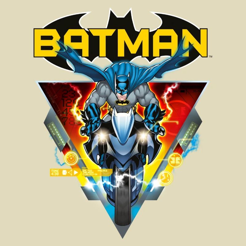 Batman und Batcycle