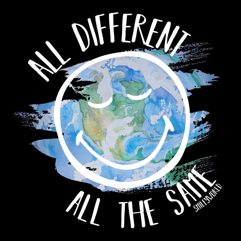 All Different All the Same Smileyworld white