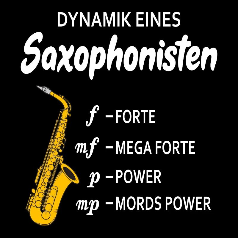 Dynamik eines Saxophonisten Saxophonist Saxophon