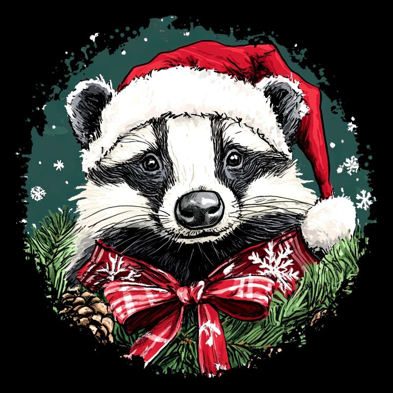 Christmas Badger