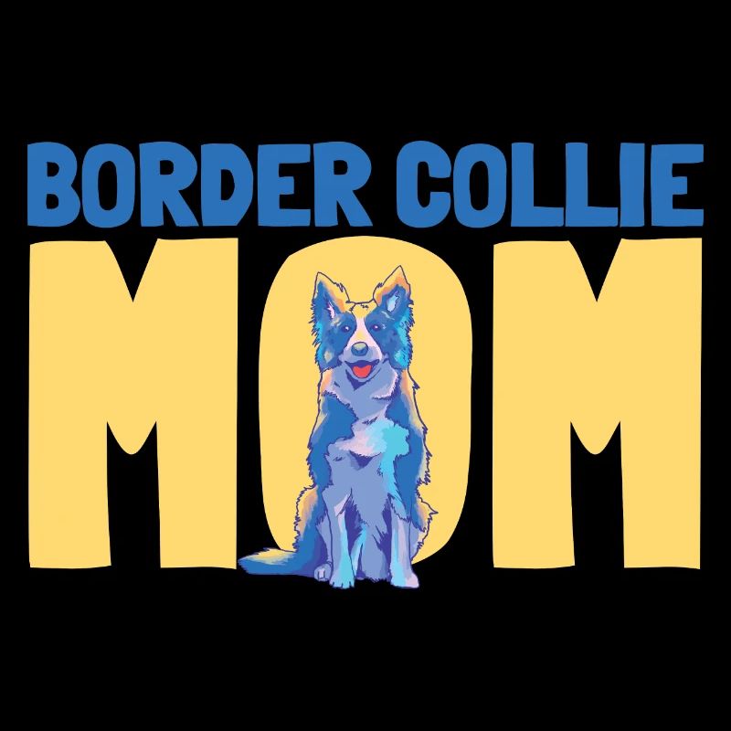Border Collie Bunt Mama Mutter
