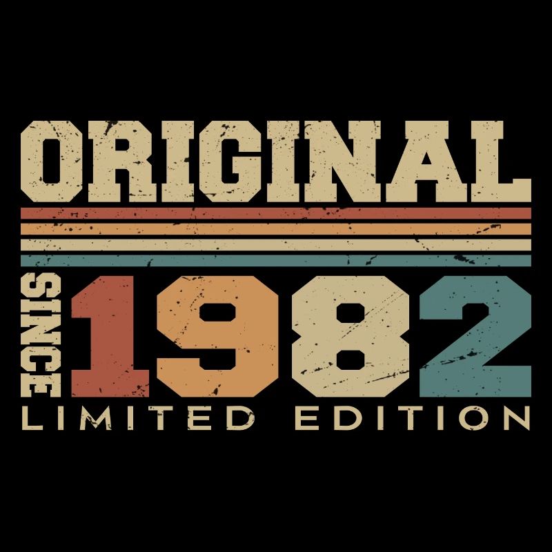 Original 1982 Rétro Cadeau 42e Anniversaire 1982