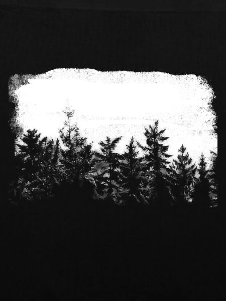 Wald Scherenschnitt