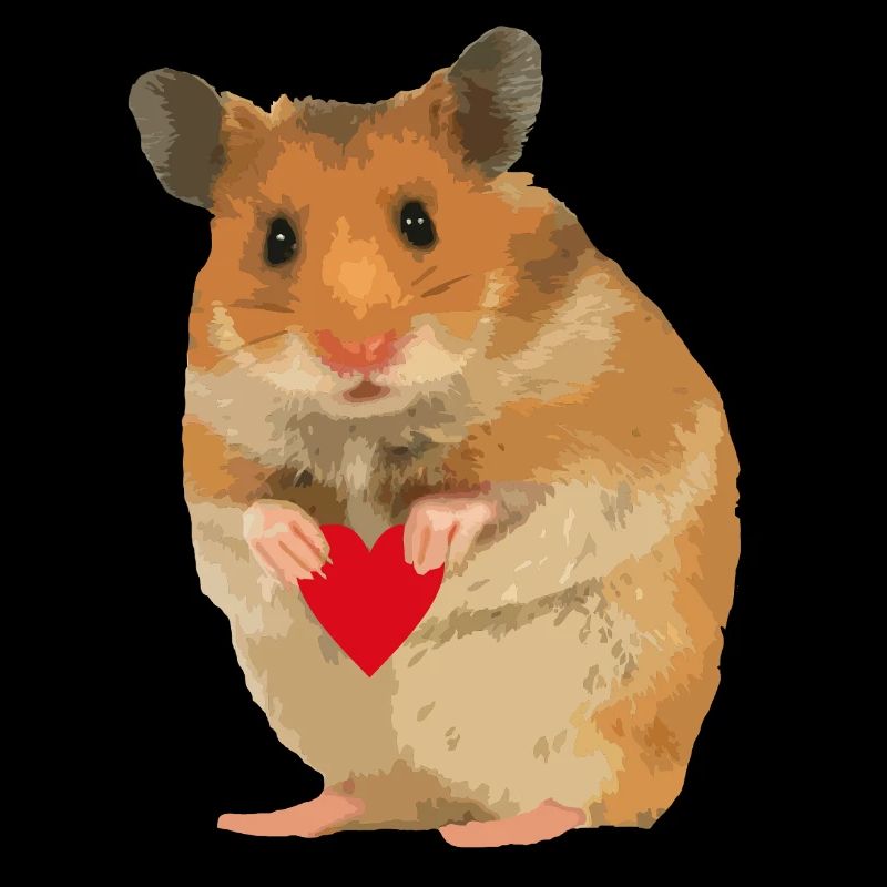 Hamster Menno mit Herz