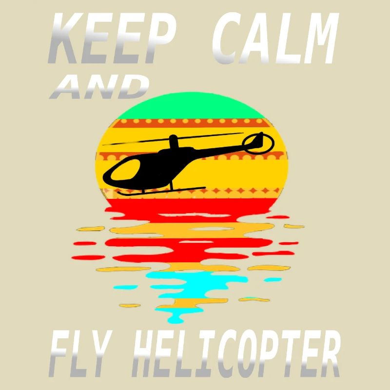 Helikopter fliegen Piloten Spruch Geschenkidee