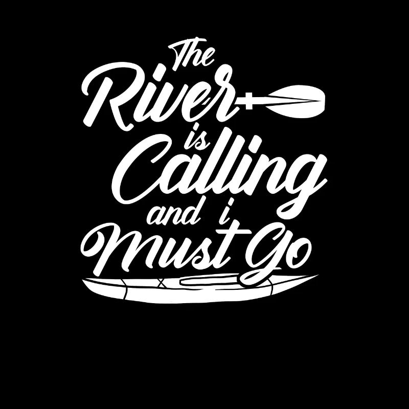 Funny Canoeing Gift River Is Calling Gift