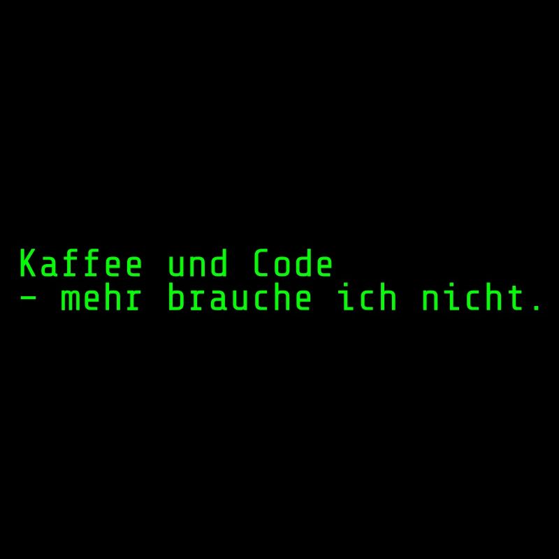 Programmierer-Motto: Kaffee und Code