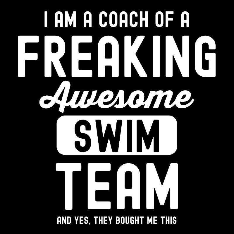 Swim Swimming Coach Trainer Geschenk