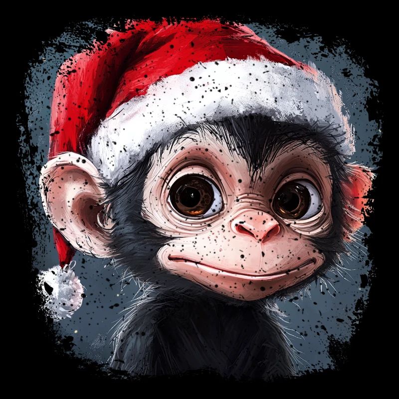 Weihnachten Affen