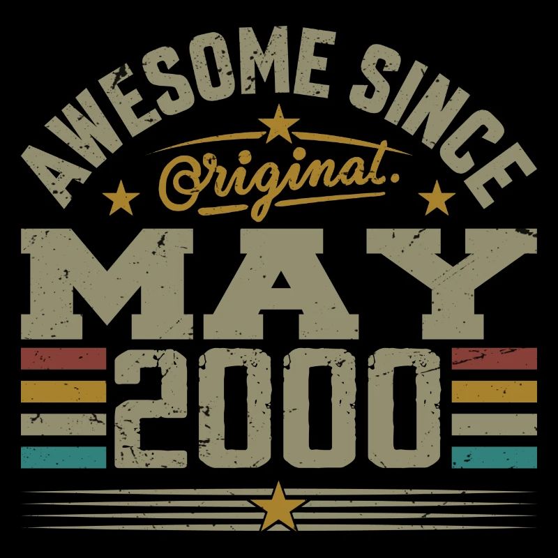 Vintage May 2000 May 2000 Born in May 2000 Original