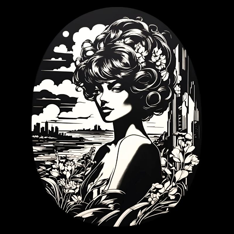 Retro-Mädchen