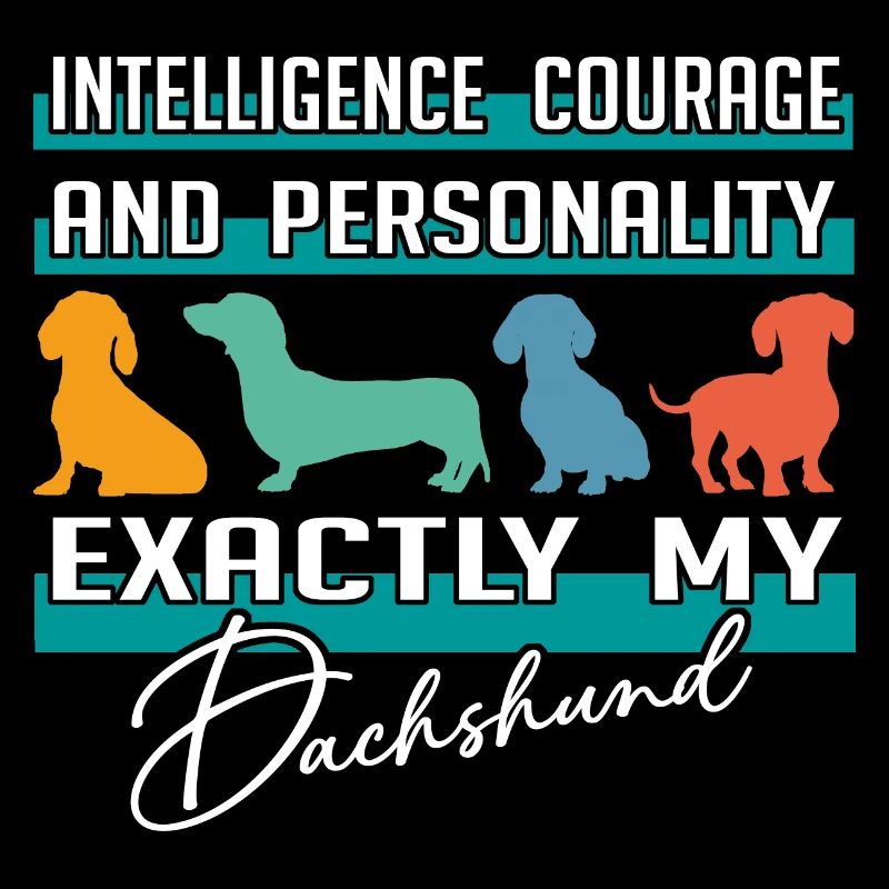 Intelligenz Mut Persönlichkeit - mein Dackel