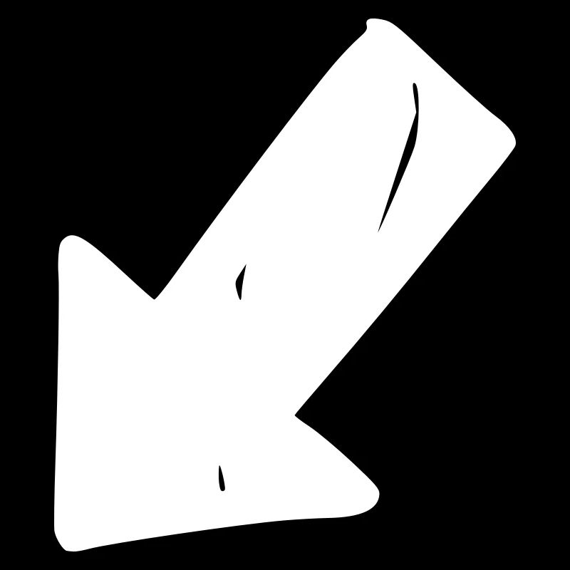 Arrow drawing sketch white