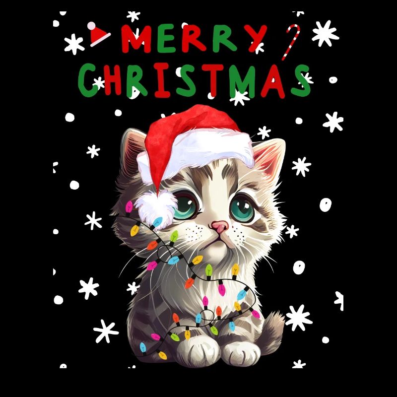 Weihnachts Katze