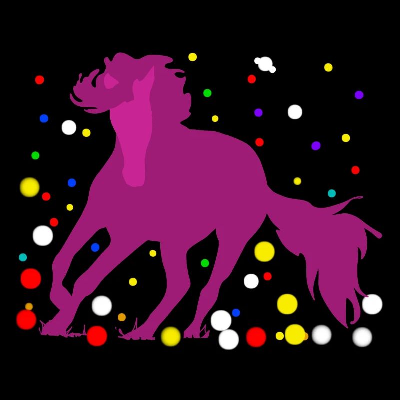 Cheval avec des étoiles