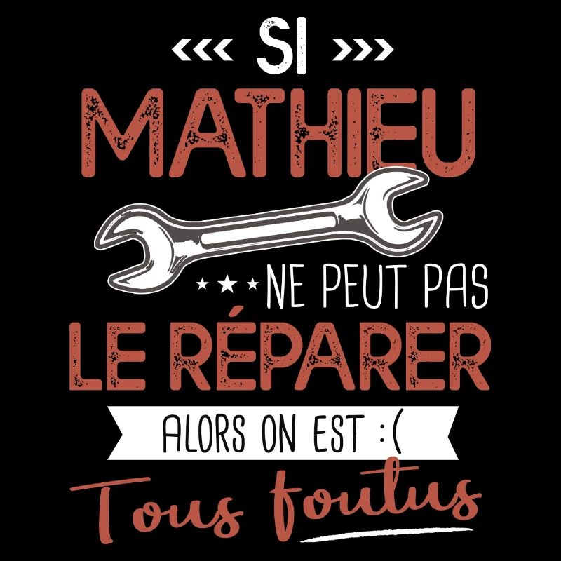Si Mathieu ne peut pas le réparer on est foutus