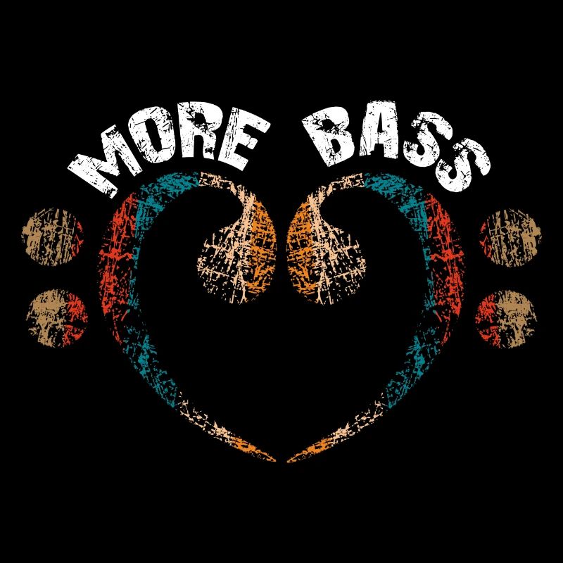 Plus de basses s’il vous plaît, grosse clé de fa