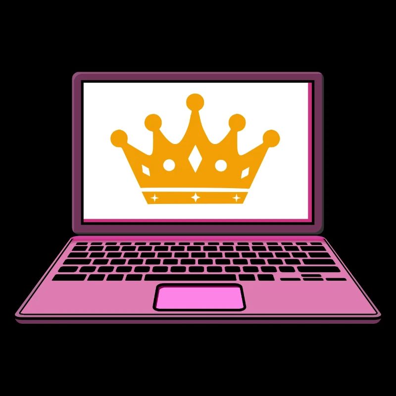 Computer Krone Königin Programmiererin