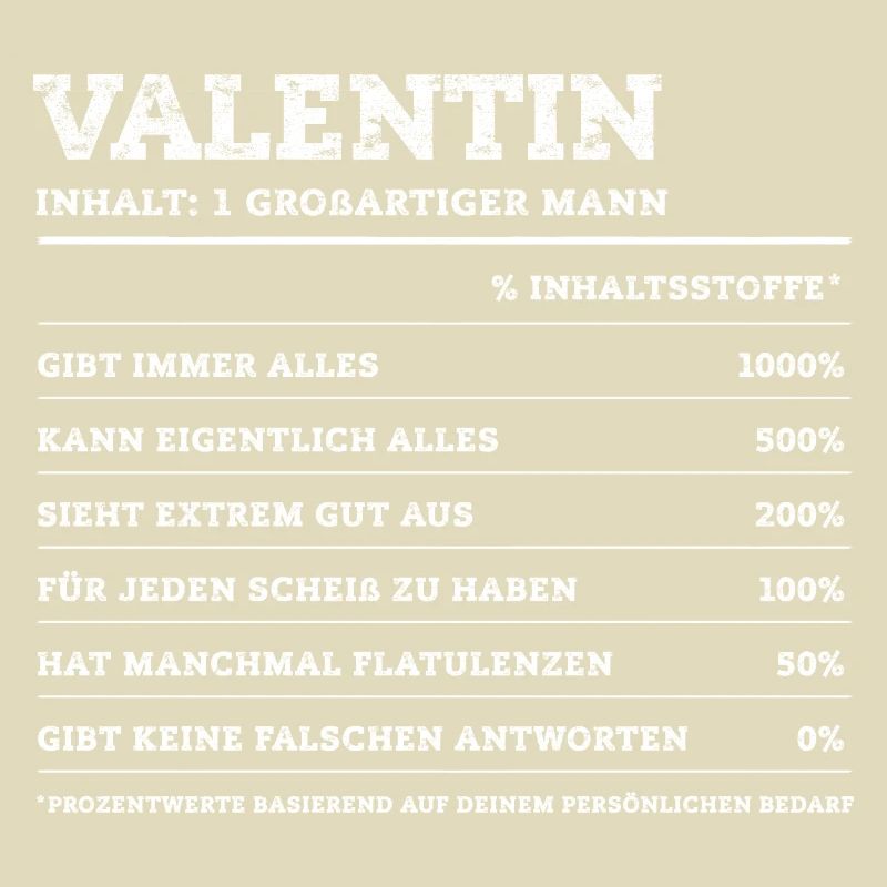 Valentin Großer Mann First Name