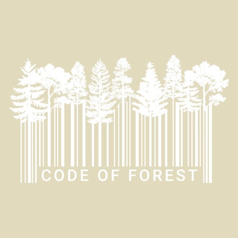 Code à barres Forest Nature Forest Code Trees 2