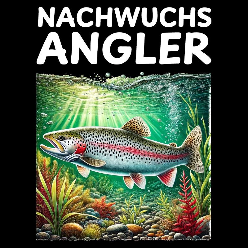 Forelle Kinder Angler Geschenk