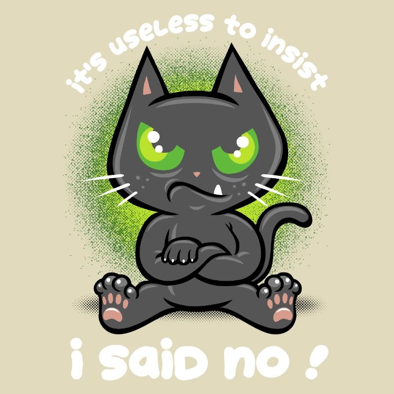 Störrische Katze