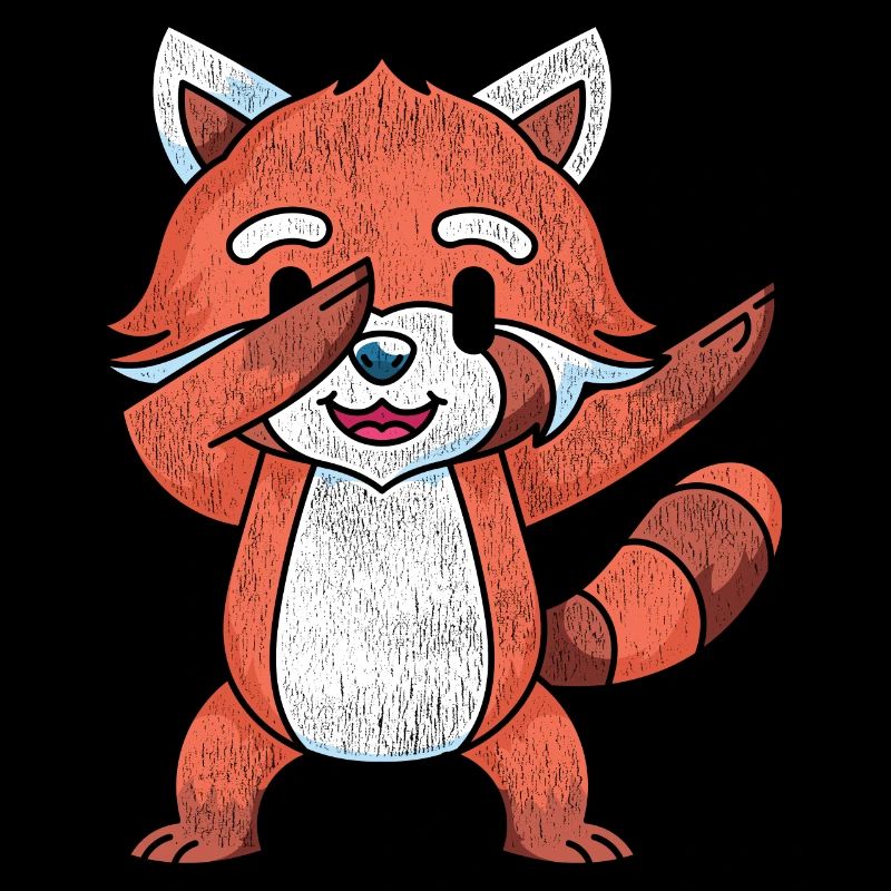 Dabbing Red Panda