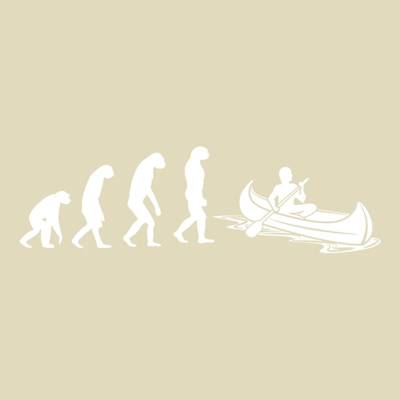 Canoë-kayak conducteur évolution motif