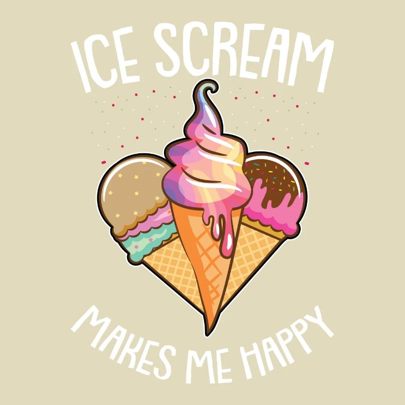 Eiskrem Eis Eiscreme Sommer Spruch Geschenk