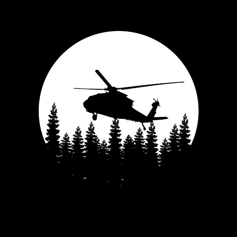 Retro Hubschrauber