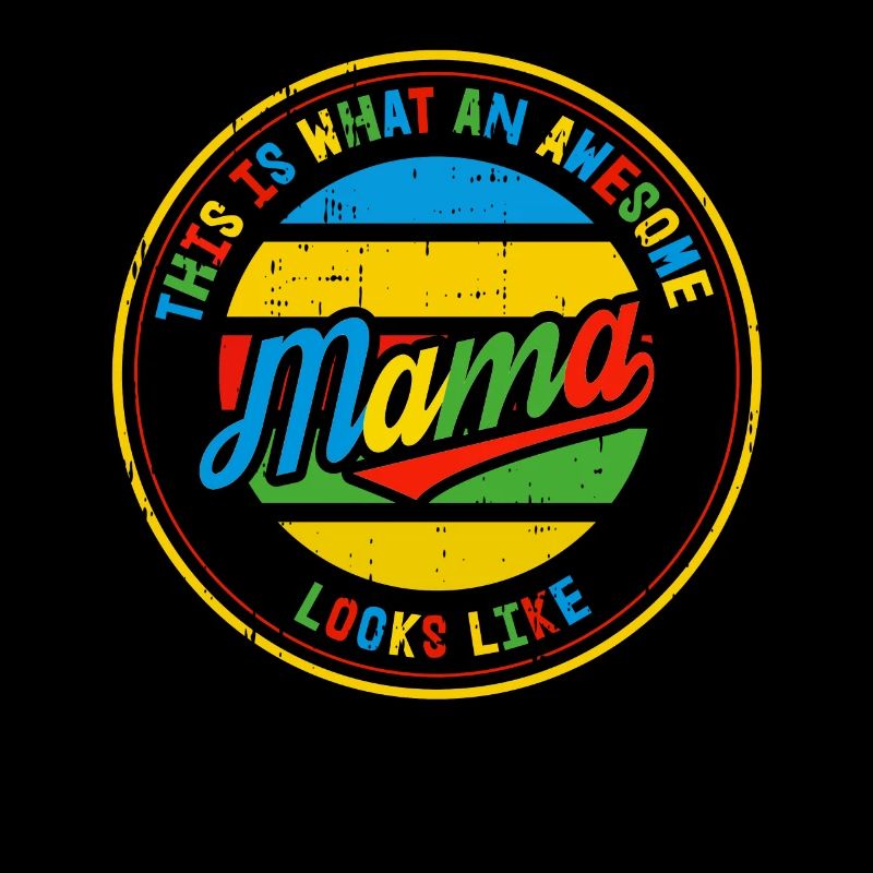 Bester Mama Muttertag Mutter Mom Retro Geschenk