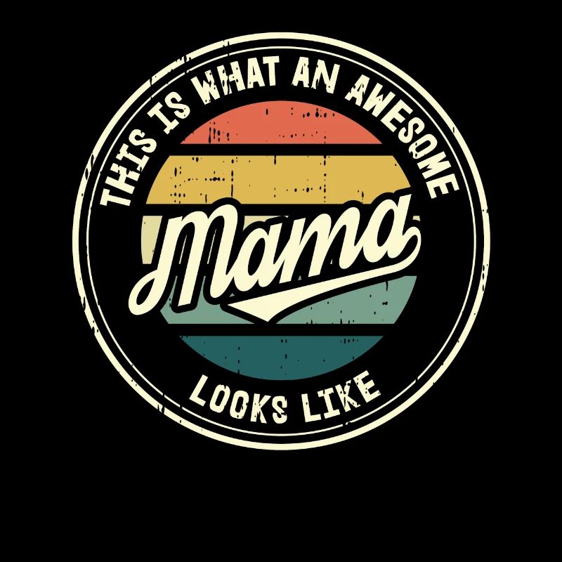 Bester Mama Muttertag Mutter Mom Retro Geschenk