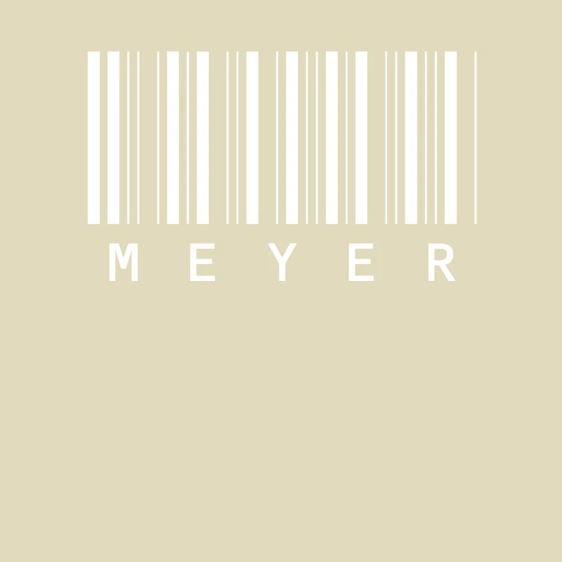 Meyer Barcode Family Name Bar Code Gift