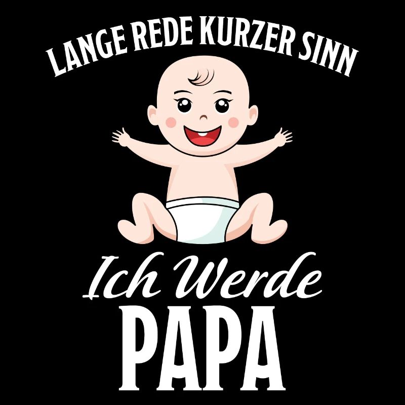 Werde Papa Vater Schwangerschaft Spruch Geschenk