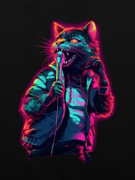 Singende Katze