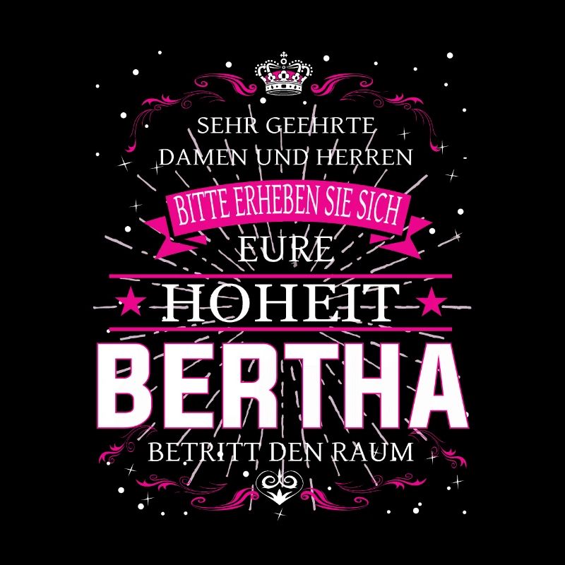 Bertha ist wieder da, alles wird gut