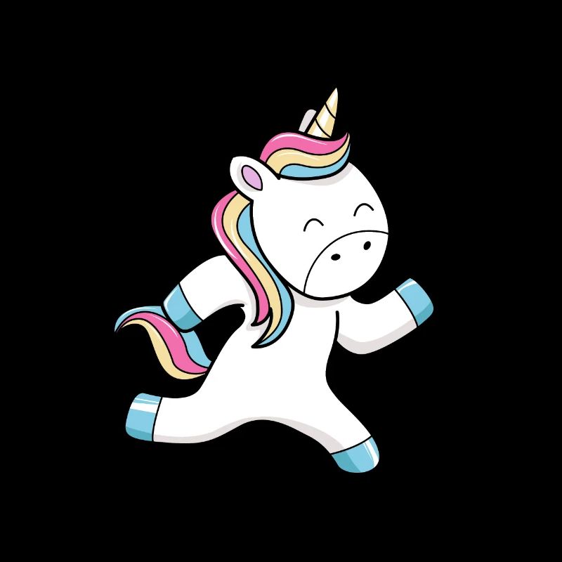 Licorne en cours d'exécution